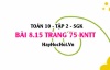 Bài 8.15 trang 75 Toán 10 tập 2 Kết nối tri thức: Tính giá trị gần đúng bằng Nhị thức Newton